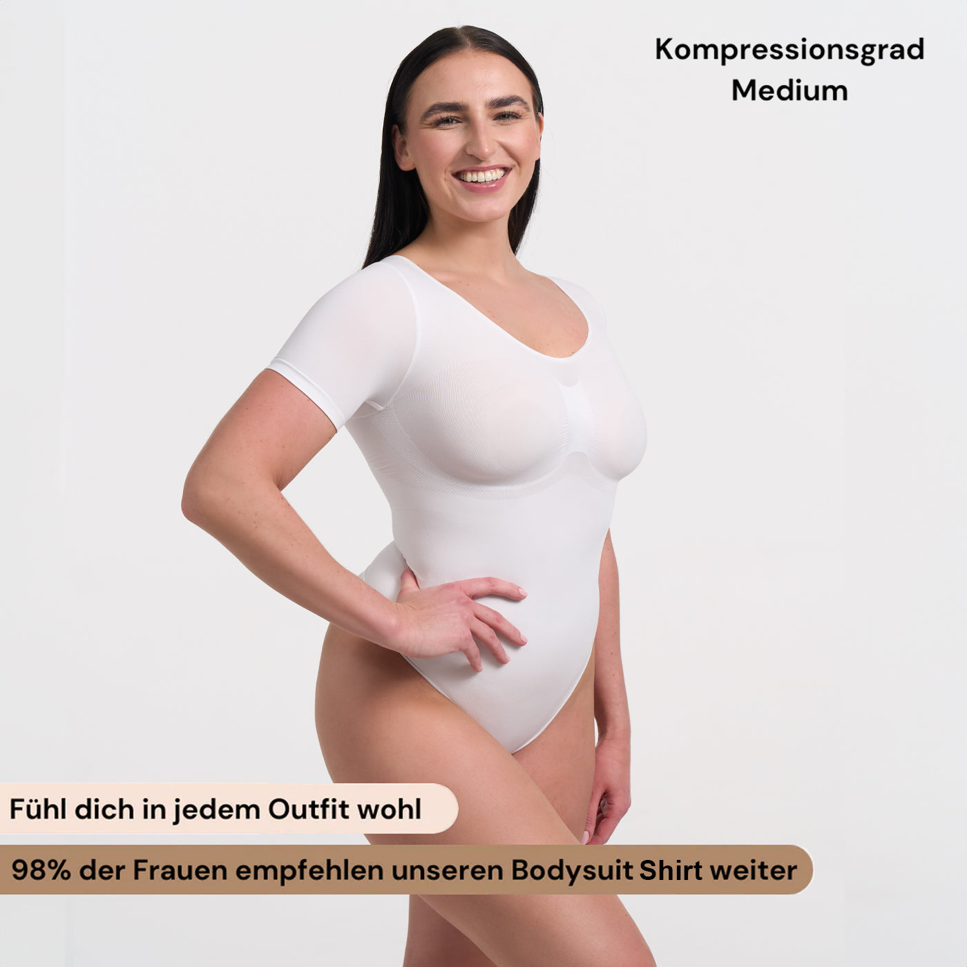 Body Sculpting Shapewear Camiseta con braguita