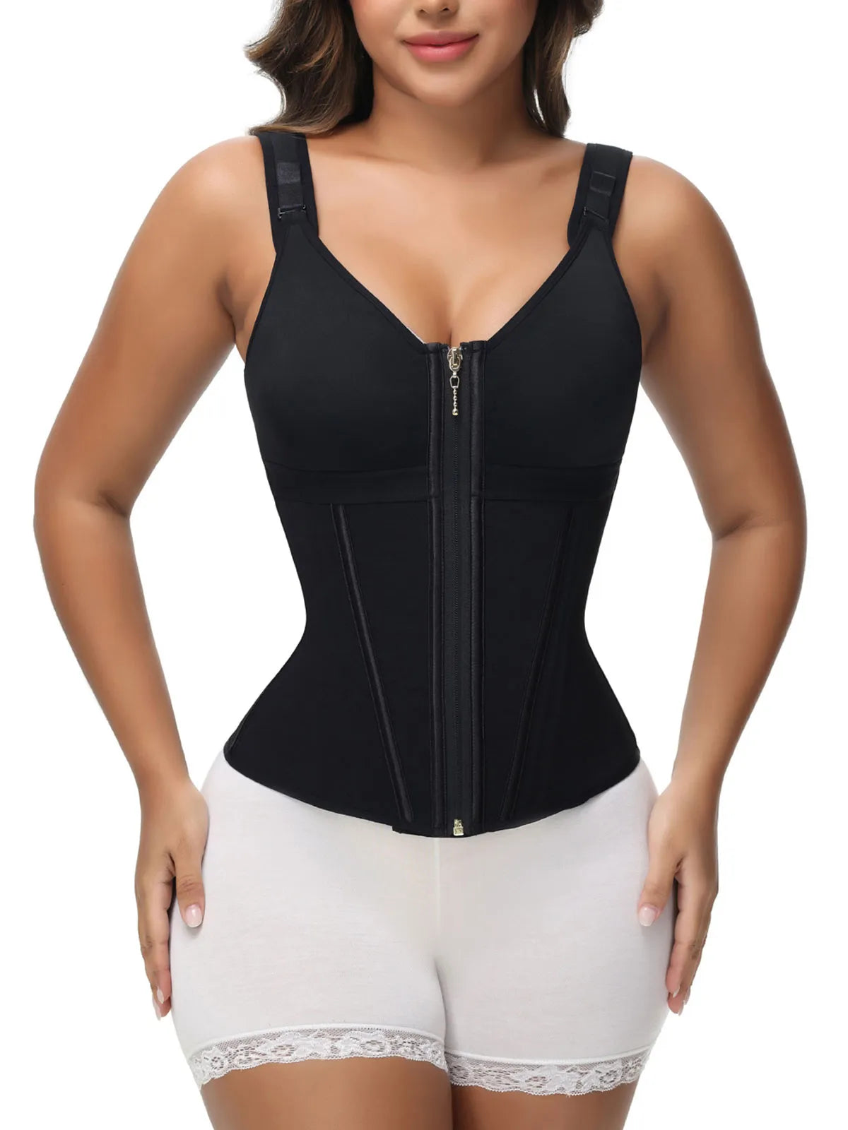 Moldeador Extremo con Bra – ¡Faja Colombiana Reforzada!