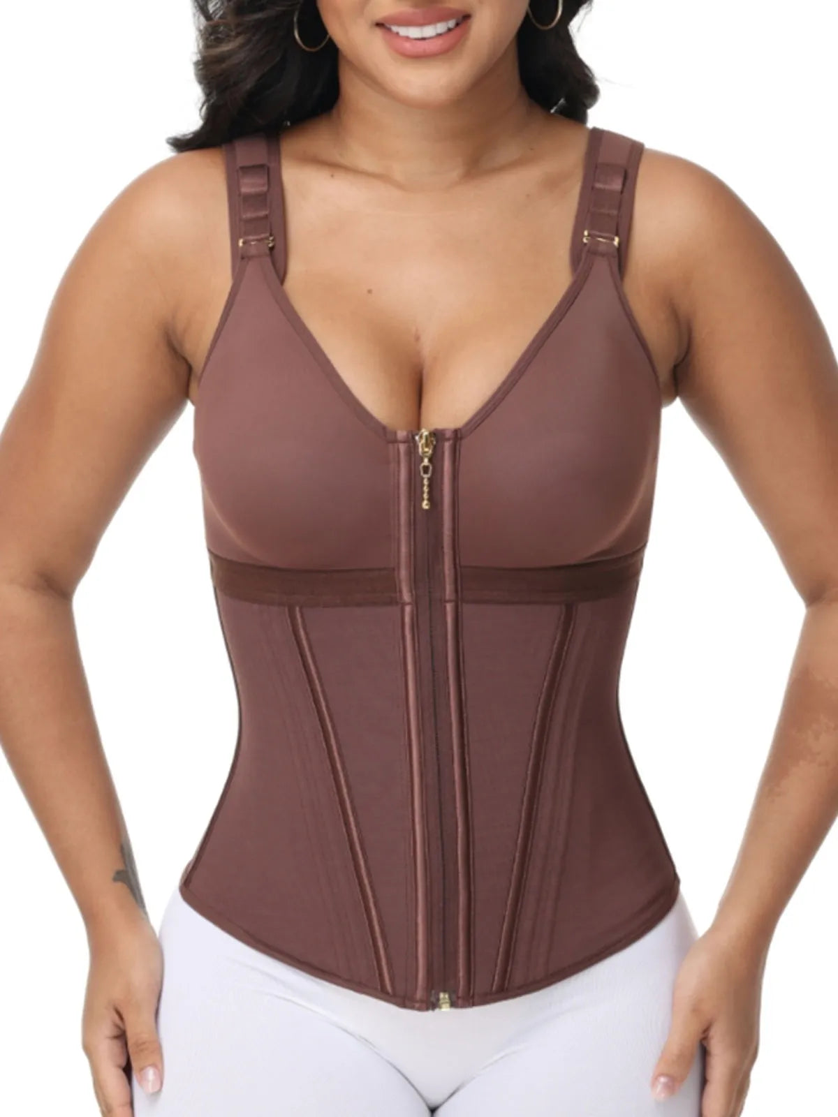 Moldeador Extremo con Bra – ¡Faja Colombiana Reforzada!