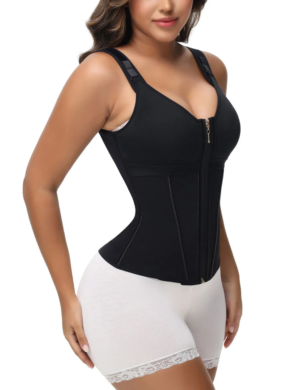 Moldeador Extremo con Bra – ¡Faja Colombiana Reforzada!