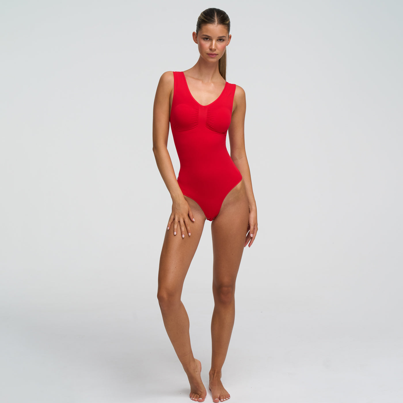 Tank Bodysuit Sculpting Shapewear mit String