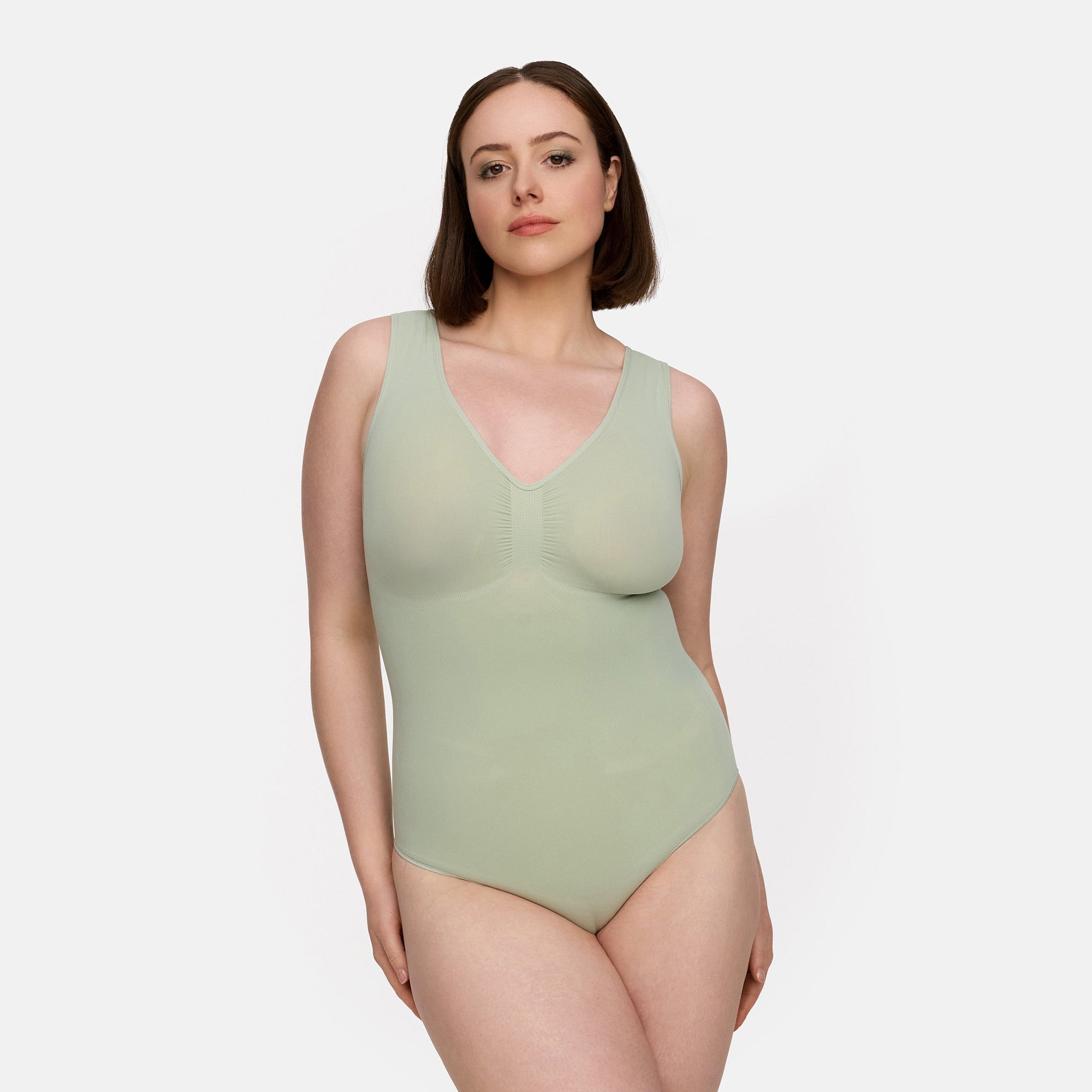 Tank Bodysuit Sculpting Shapewear mit String