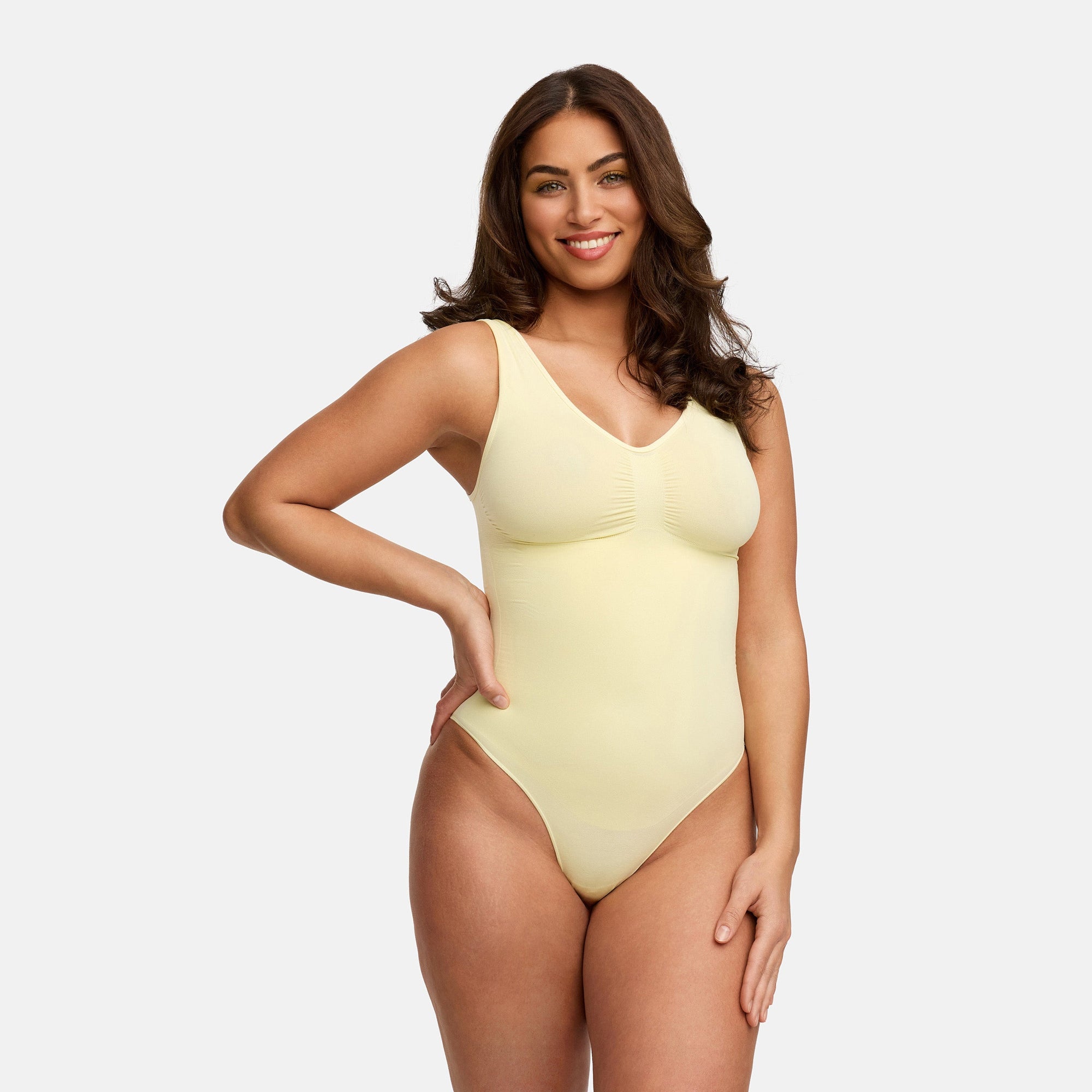 Tank Bodysuit Sculpting Shapewear mit String