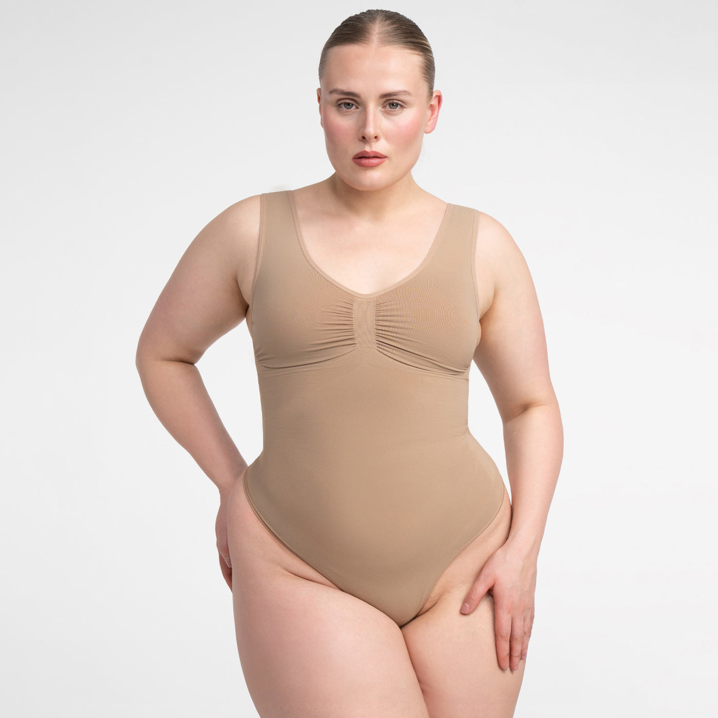 Tank Bodysuit Sculpting Shapewear mit String