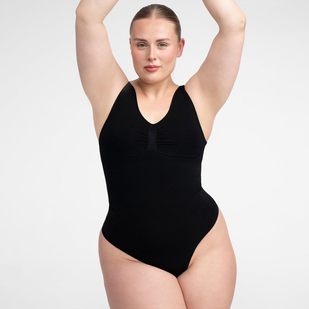 Tank Bodysuit Sculpting Shapewear mit String