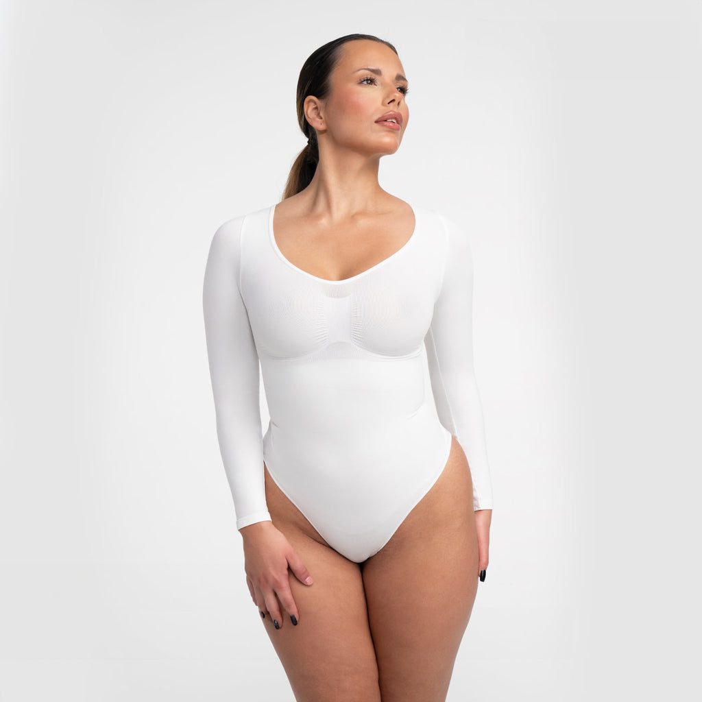 Bodysuit Sculpting Shapewear Longsleeve mit Slip