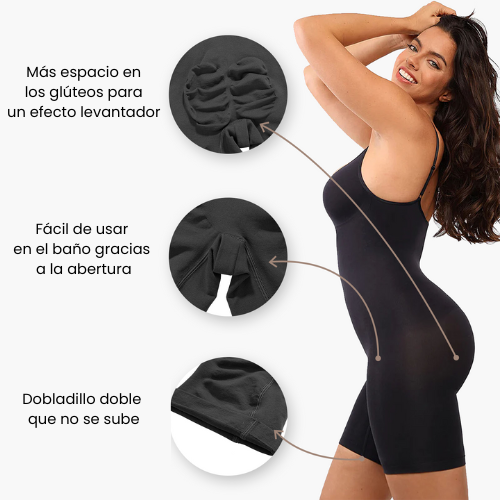 Body moldeador con pantalón corto