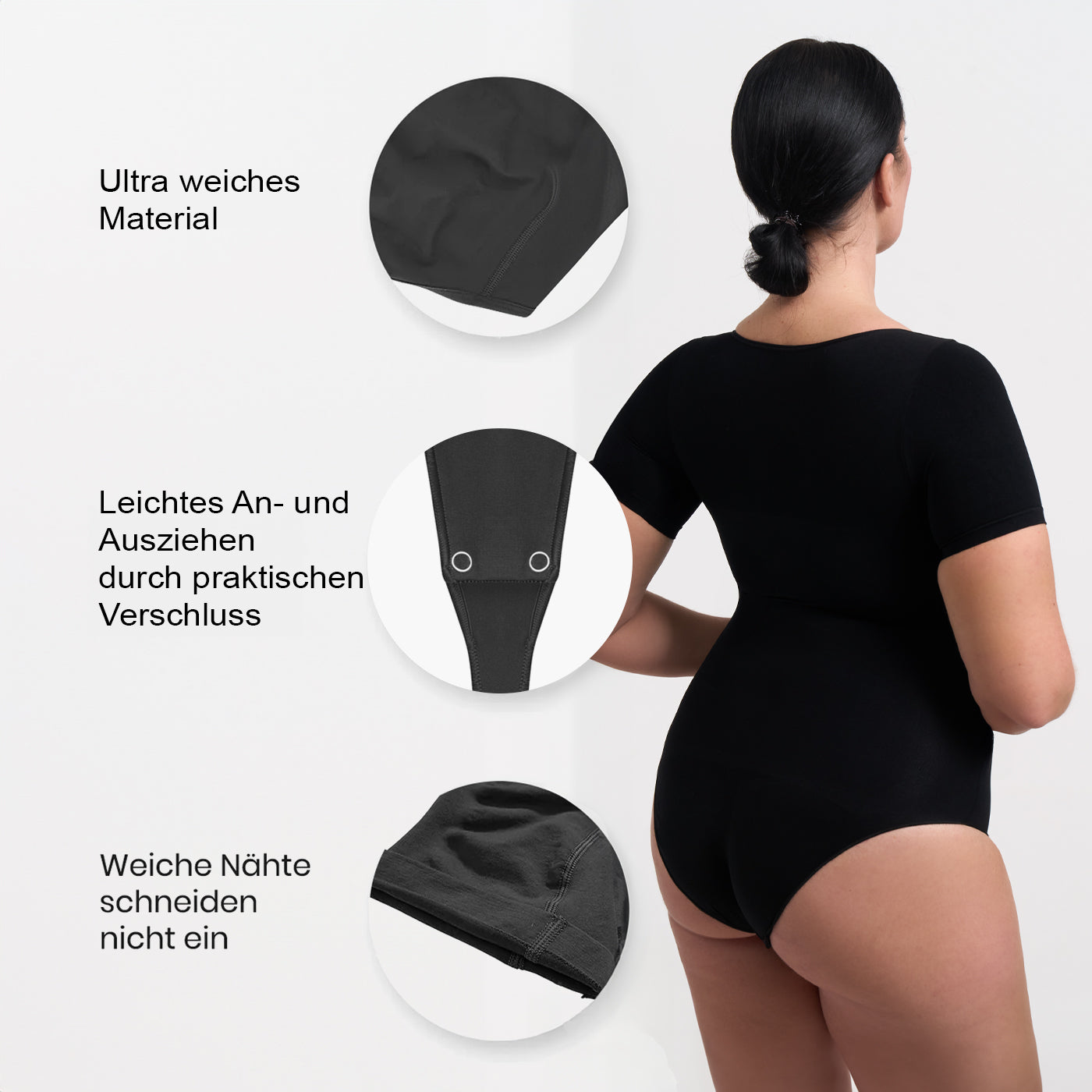 Body Sculpting Shapewear Camiseta con braguita