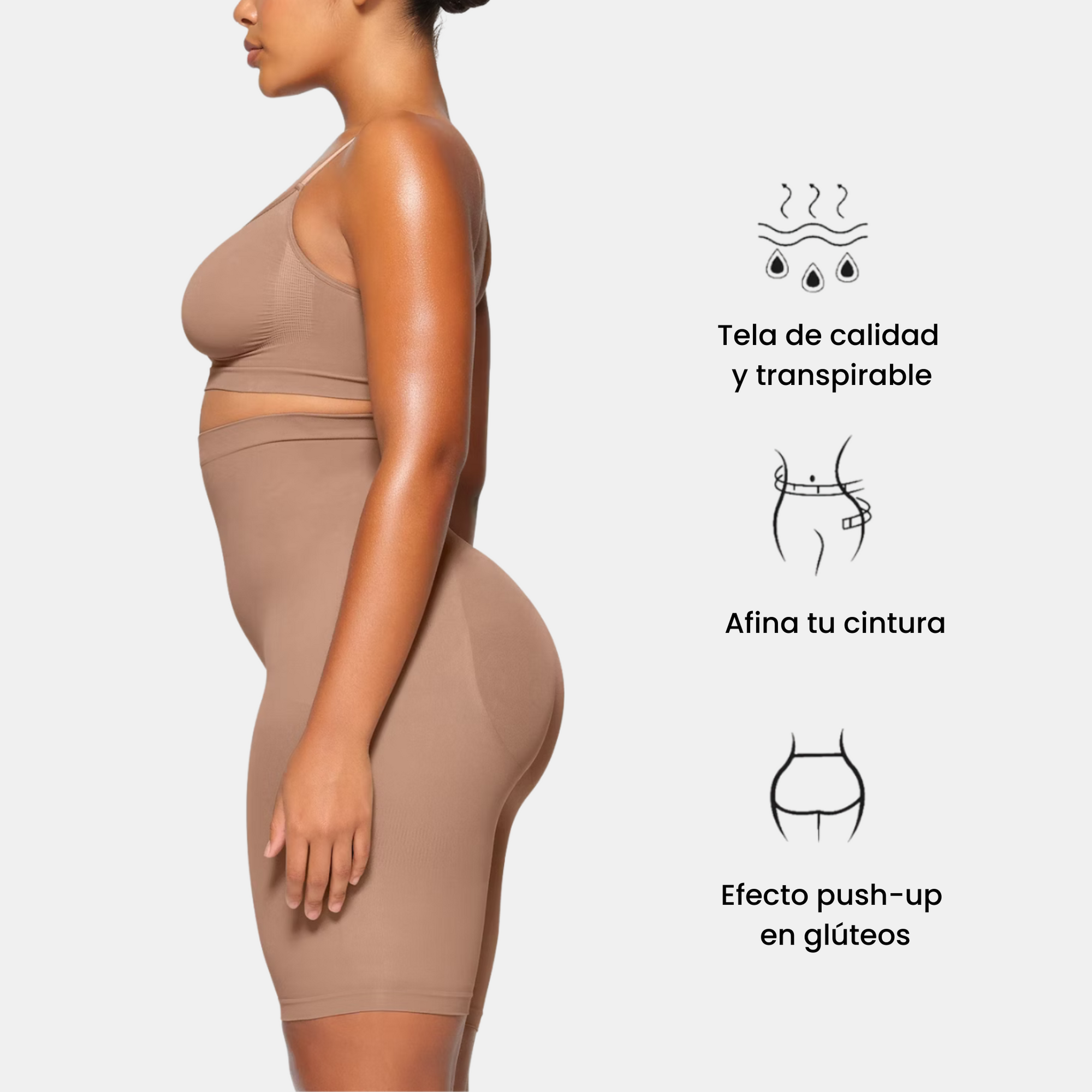 Shaping Short Cintura Alta