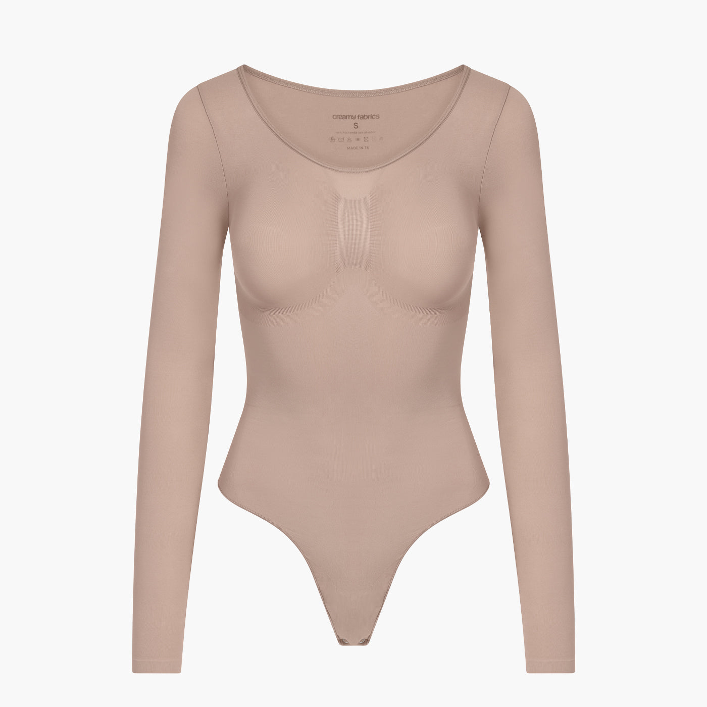Body Sculpting Shapewear manga larga con cordón